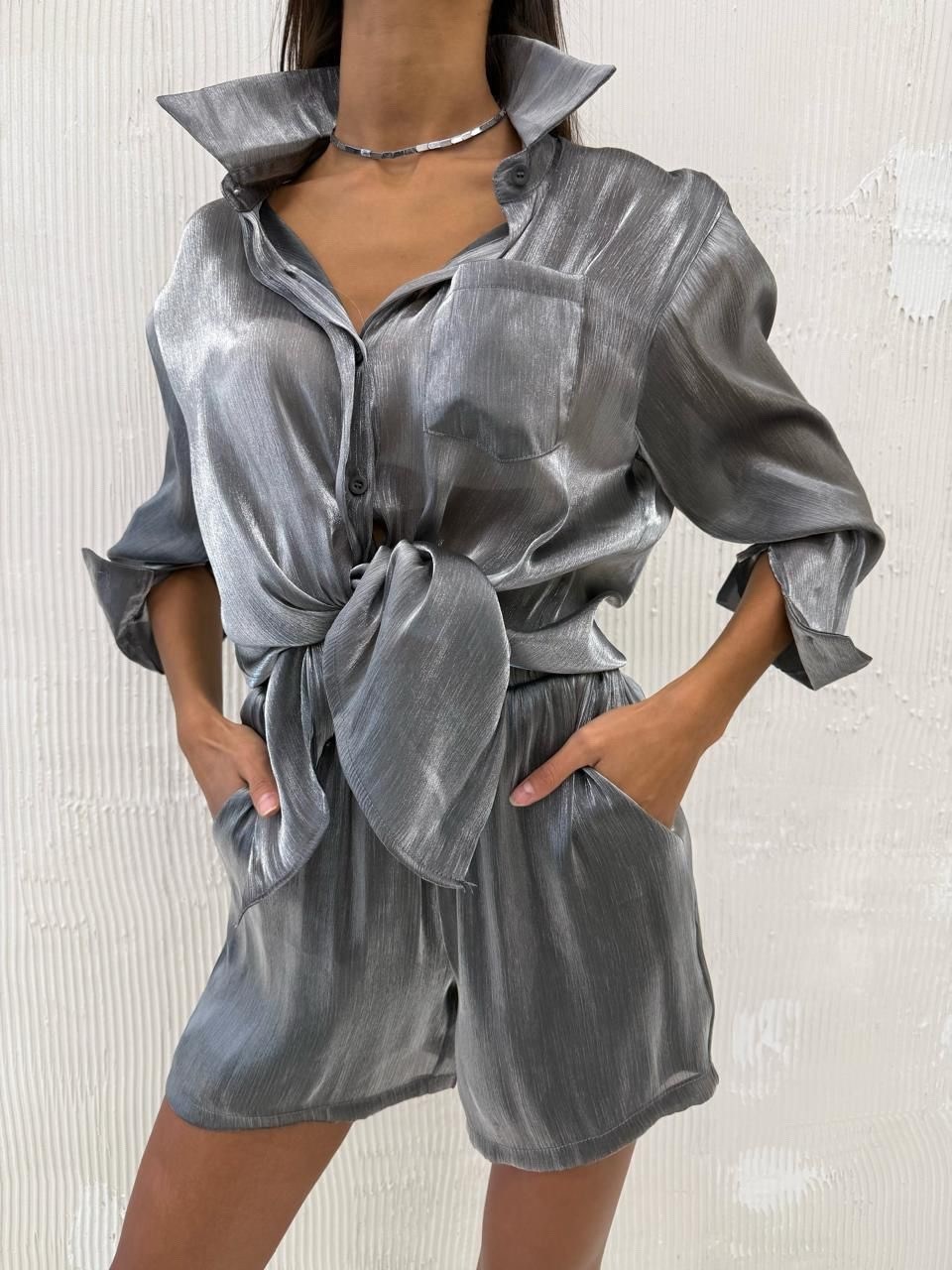 костюм с шортами шелковый,шелковый костюм с шортами летний,костюмы женские,женский костюм с шортами,шелковый костюм