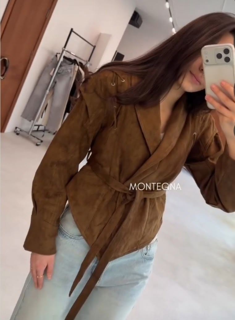 куртка замшевая жакет премиум x'zotic,куртка замшевая жакет премиум line xz 325217125,замшевая куртка,куртка замшевая женская,куртка замшевая жакет премиум line xz серо-коричневая