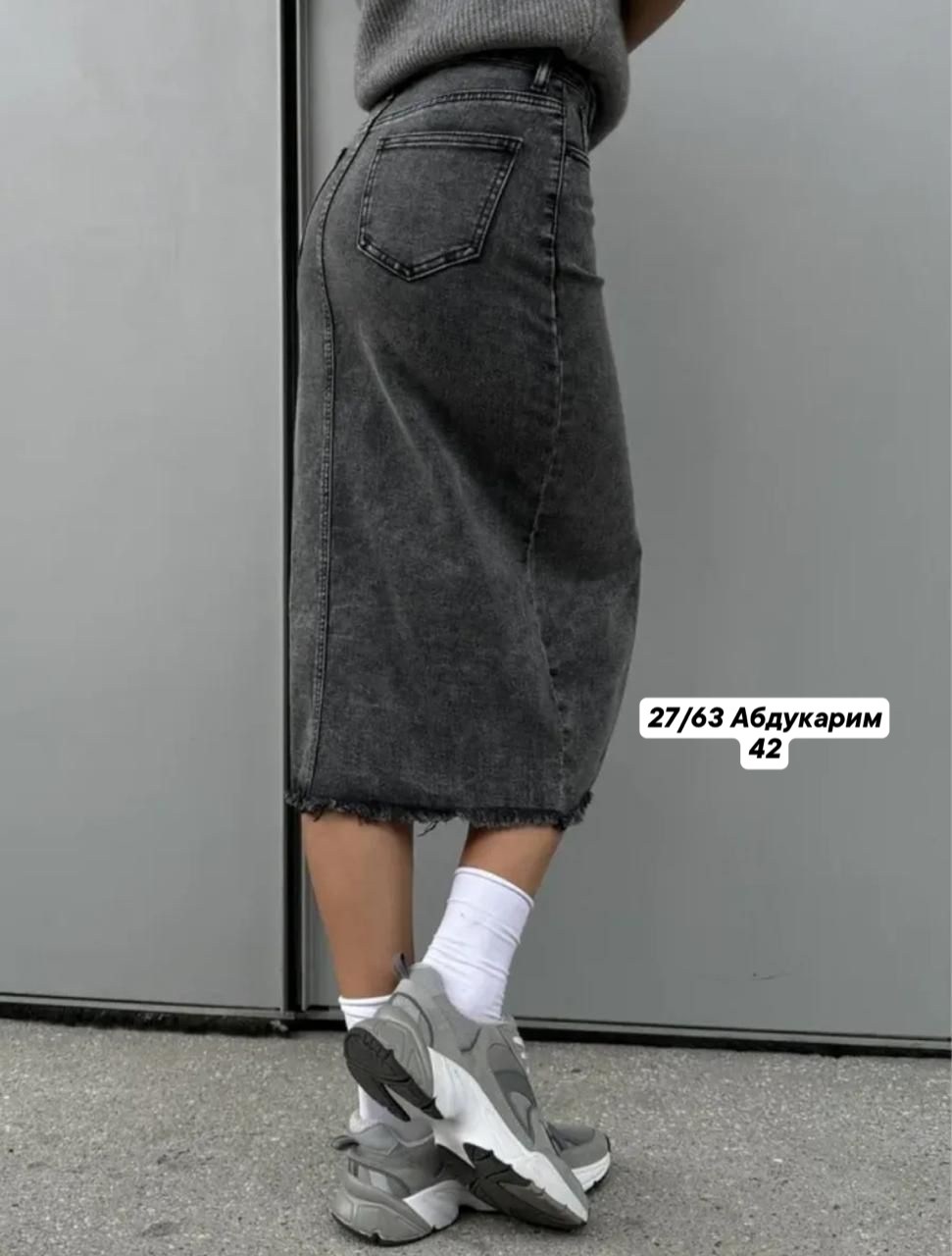 юбка люкс,юбка джинсовая миди с разрезом спереди,юбка джинсовая миди с разрезам,джинсовая юбка,юбка джинсовая миди прямая с разрезом спереди