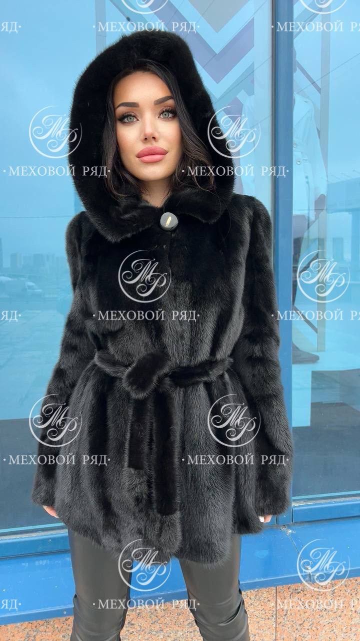 шуба норковая,шуба норка,шуба из норки,норковая шуба с капюшоном,шуба норковая фасон халат