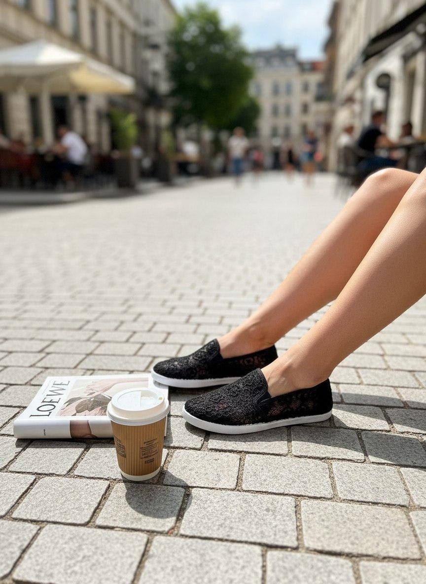 ,слипоны женские, женская, повседневные,слипоны сетка