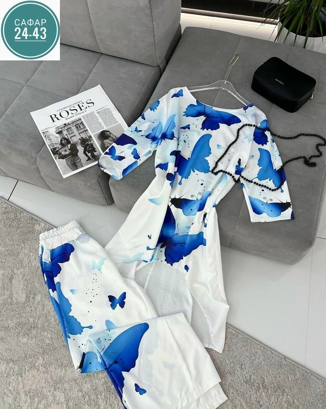 костюм с принтом,,модные наряды,женские костюмы,платье женской