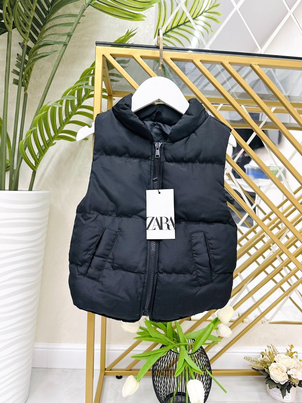 жилетка двухсторонняя,жилетка детская,жилетка зара детская,жилетка черная,теплый жилет