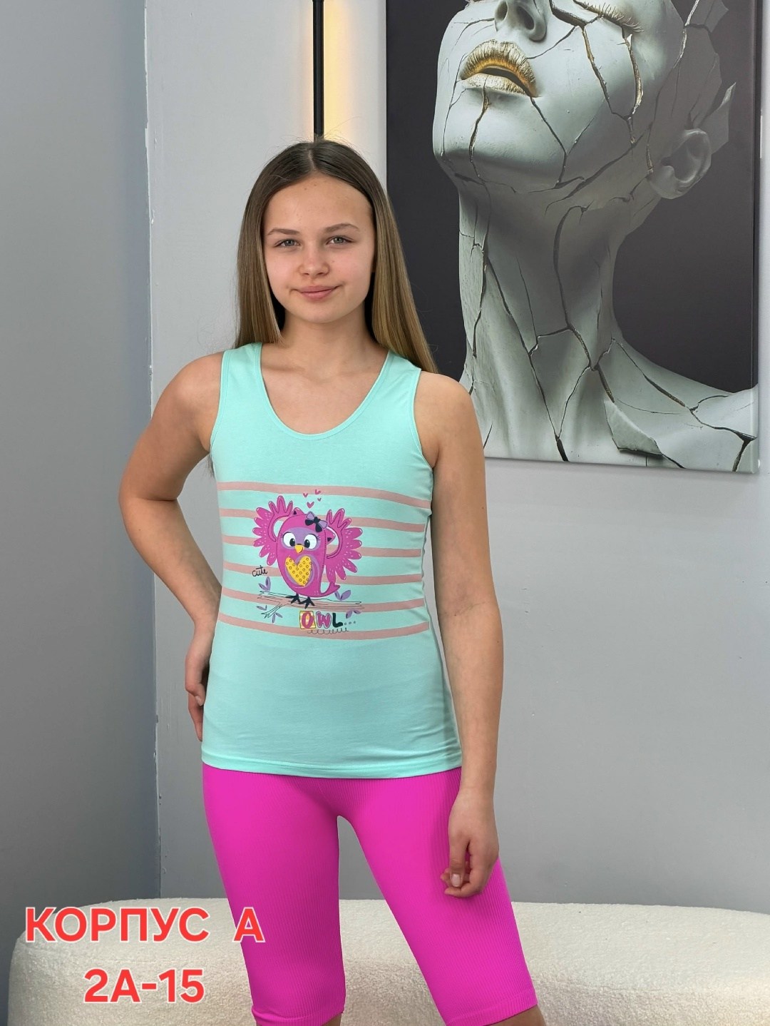 майка для девочки,майка для девочек baykar,комплект майка и трусы для девочки elephant kids,майка детская,маечка для девочки