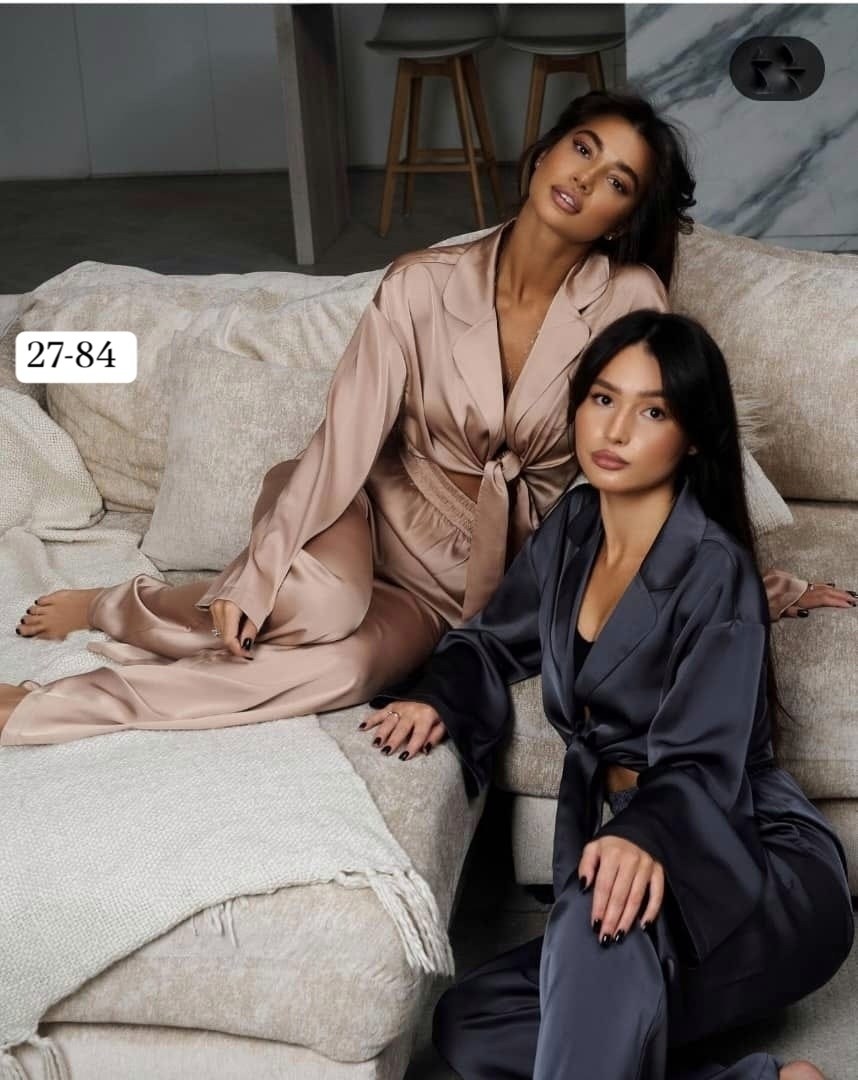 шелковый костюм в пижамном стиле,шелковый домашний костюм в пижамном стиле,атласный костюм,костюм в пижамном стиле,костюм женский в пижамном стиле