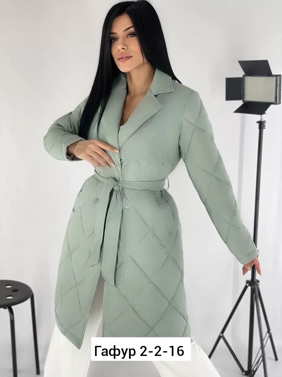 пальто с поясом,женские пальто,весеннее стеганое пальто женское,удлиненная куртка,куртка женская демисезонная 2026