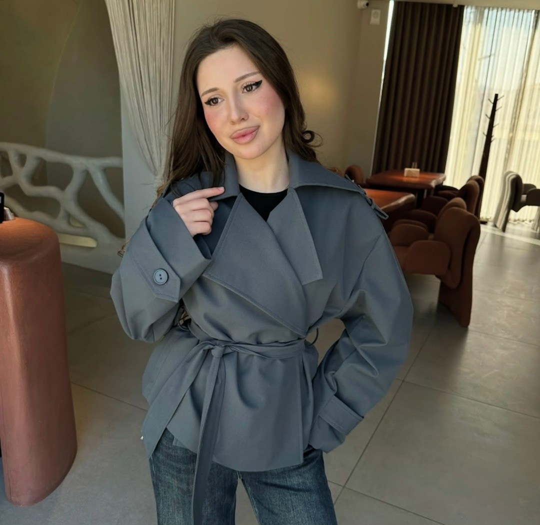 модное пальто,куртка тренч,короткий тренч,женский тренч