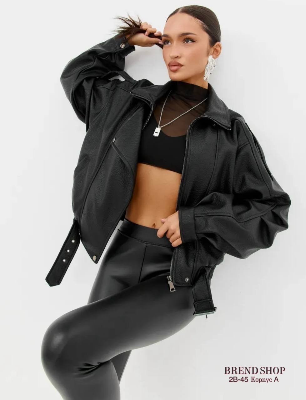 женская кожаная куртка,кожаная куртка,кожаная куртка женская nobrand ad166 черная 46-48 ru,косуха куртка кожаная,куртка бомбер