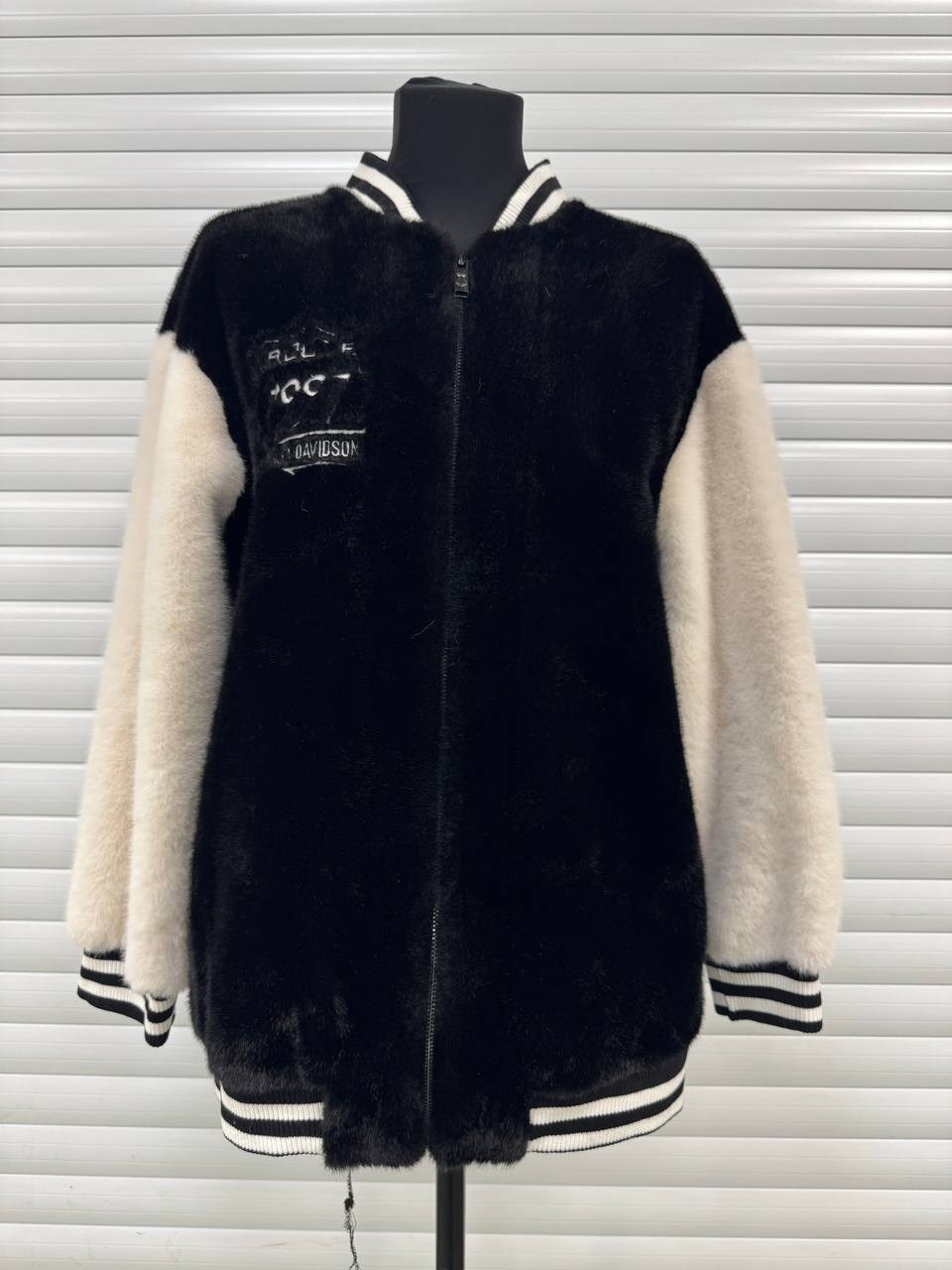 жакет женский queen kerosin college zip черный,бомбер кофта,бомбер меховой,бомбер женский,куртка-бомбер