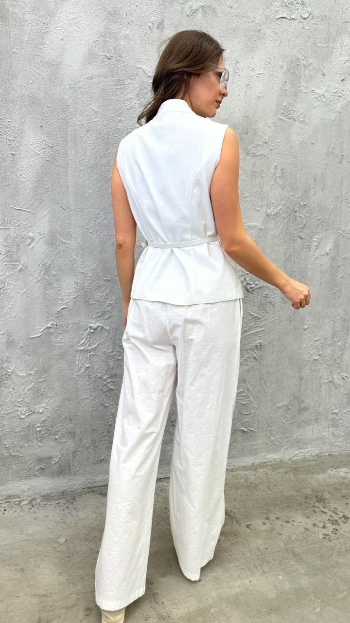 жилетка женская,жилет льняной,жилет из льна,белый жилет,жилет