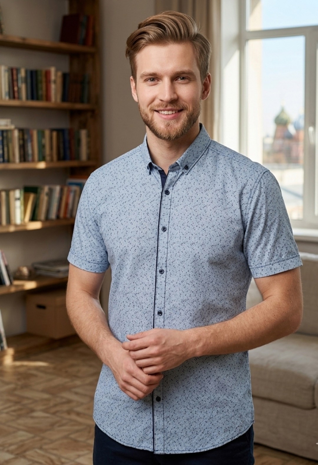 рубашка мужская с короткими рукавами,рубашка мужская,рубашка,рубашка с короткими рукавами,модные мужские рубашки