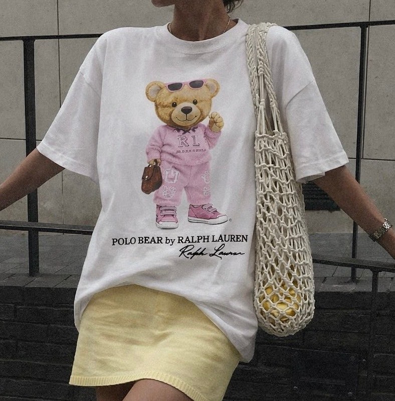 футболка с мишками,футболки женская,футболки женские мужские,футболки женские с принтом,футболка с рисунком