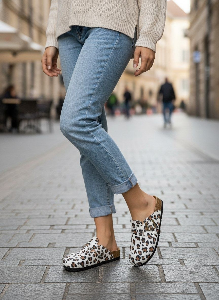 ,сабо женские,леопардовые сабо,леопардовые лоферы,тапочки модные