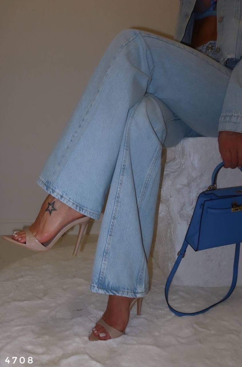 женские джинсы,джинсы широкие,джинсы,джинсы клёш,голубые джинсы