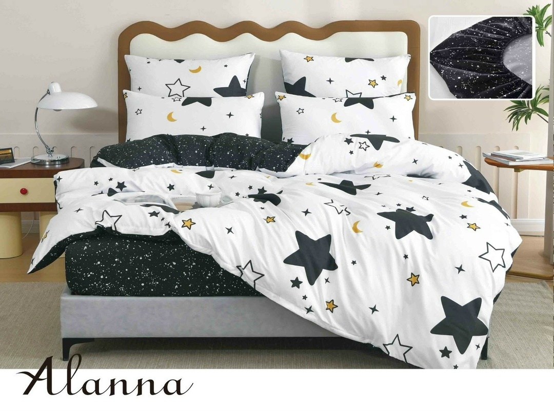 комплект постельного белья alanna,комплект постельного белья евро alanna,комплект постельного белья,комплект постельное белье евро сатин,комплект постельного белья alanna двуспальный