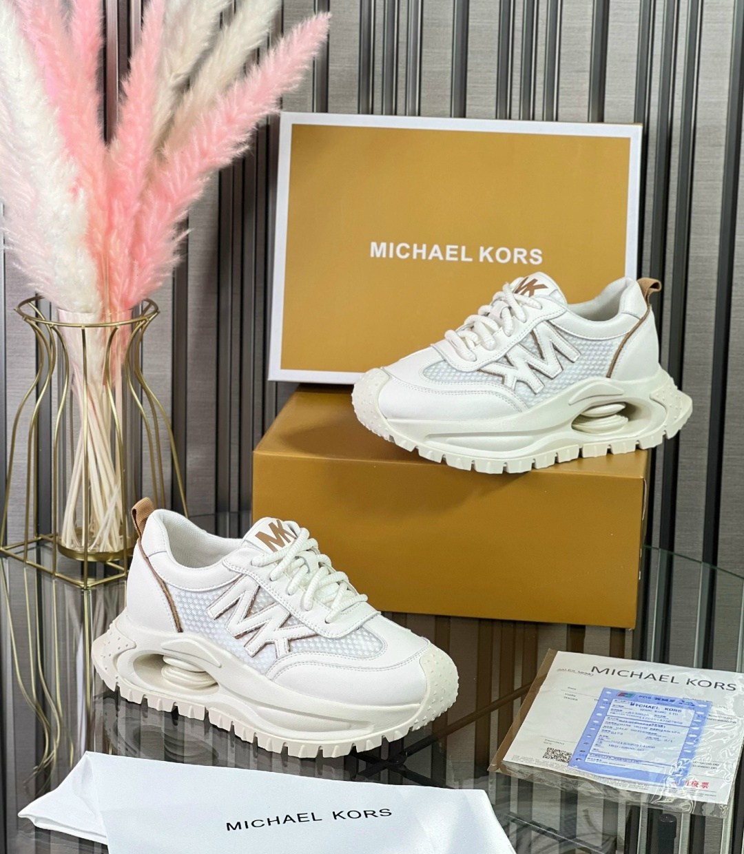 кроссовки,кроссовки michael kors,женские кроссовки,кроссовки michael kors premiumshoes 201490533,женские повседневные кроссовки michael kors