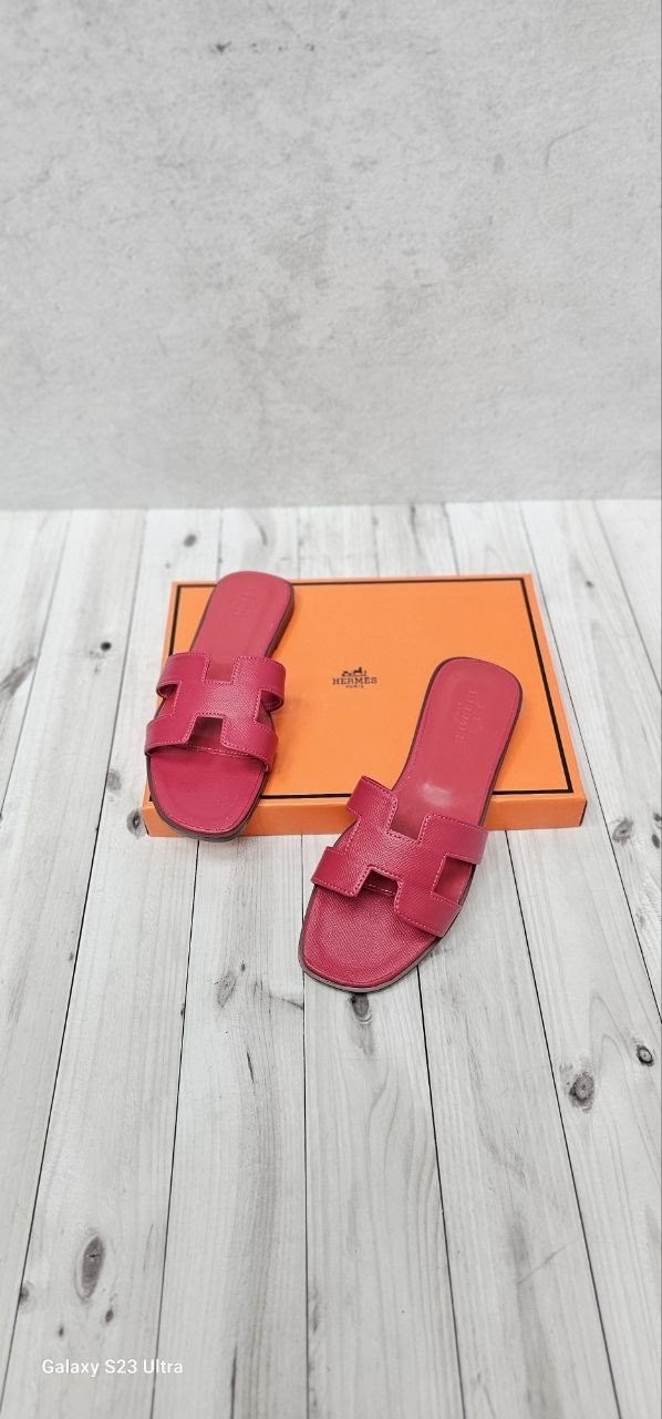 шлепки эрмес оран,шлепанцы гермес оранжевые,шлепки эрмес,шлепанцы hermes,шлепки хермес