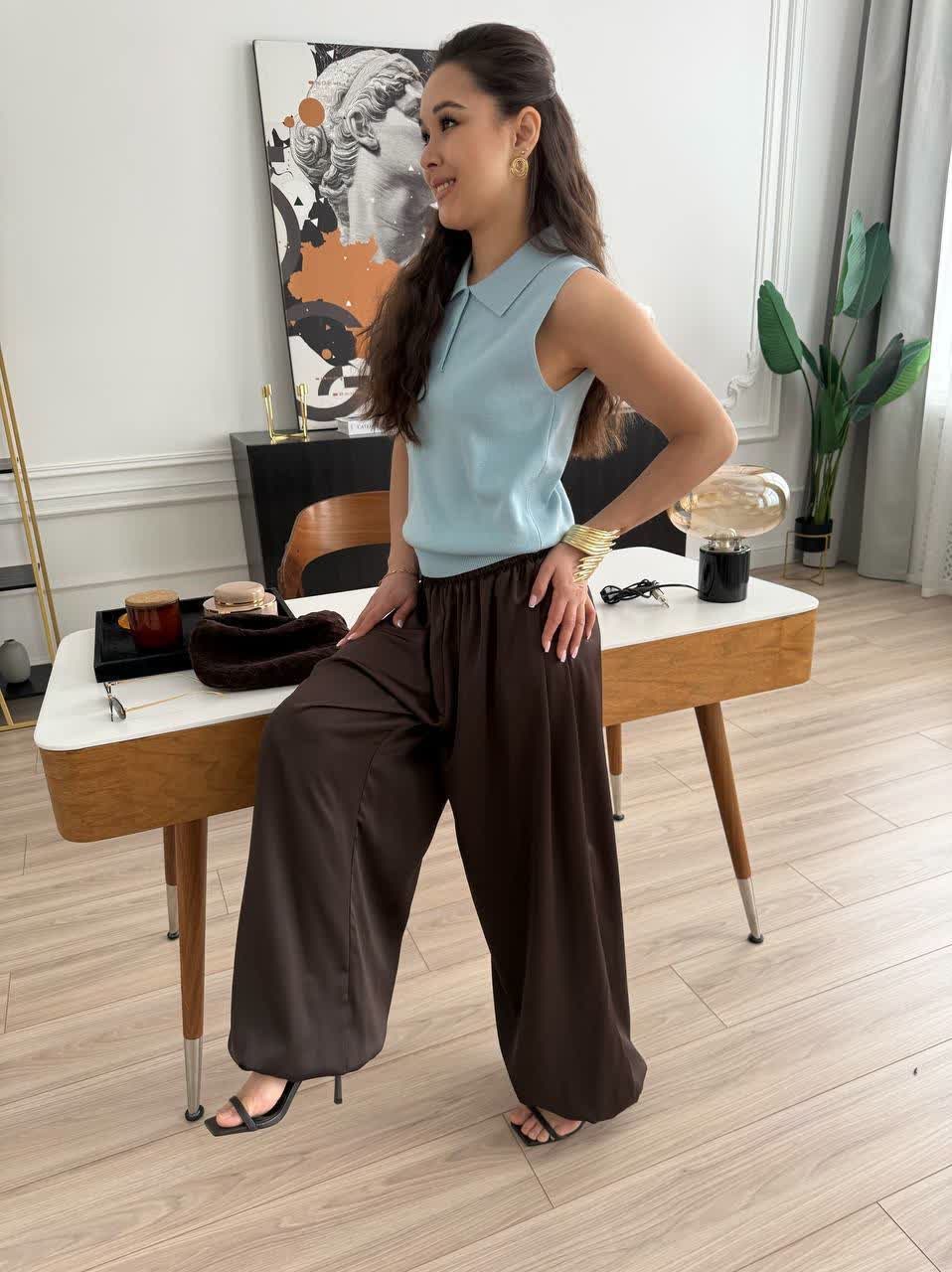 брюки палаццо,широкие брюки,брюки женские палаццо,брюки льняные,повседневные брюки