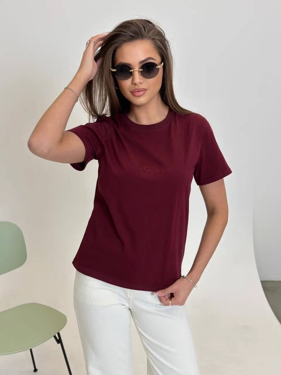 футболки женская,футболки базовая,базовая женская футболка,футболка бордовая,футболка женская бордовая