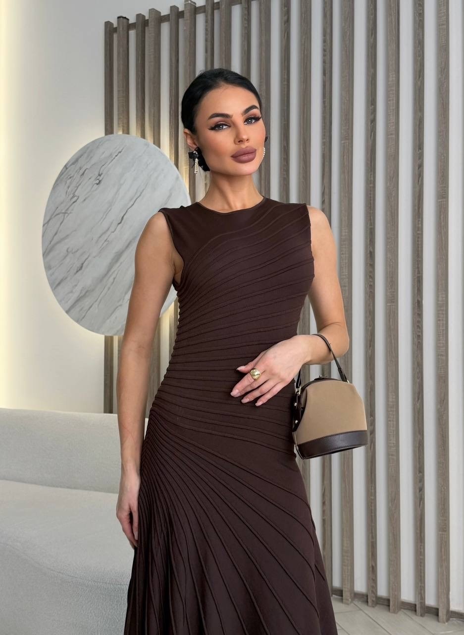 платье,женское платье,платье коричневое,платье миди