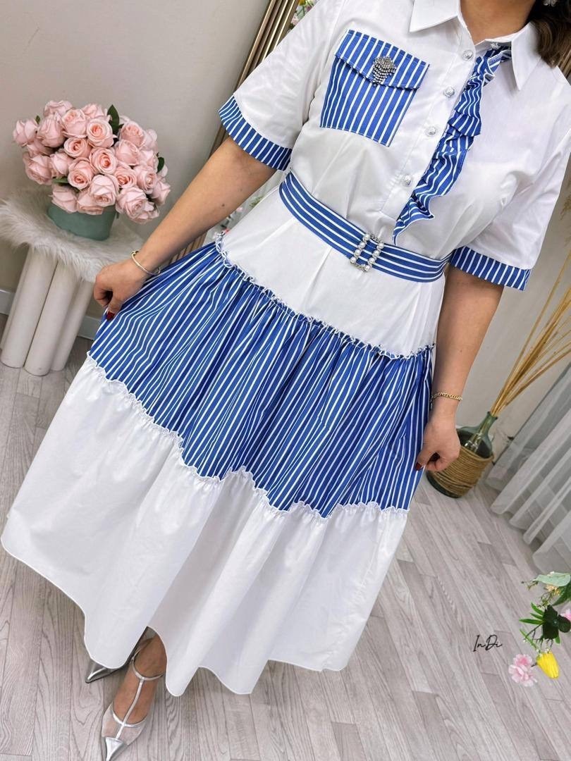 платье комбинированное,платья,платье стильное,летнее женское платье,платье летнее