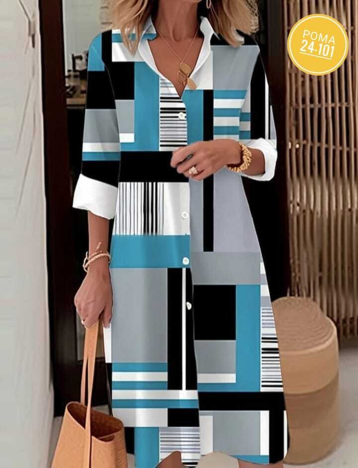 платье рубашка с принтом,женское платье рубашка,платье рубашка в полоску,повседневные платья,платья женские длинные