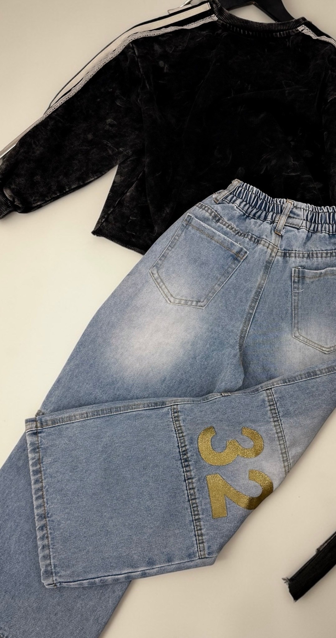 джинсы широкие,джемпер для девочек,джинсы для девочек,cвитшот для девочки,джинсы для подростков