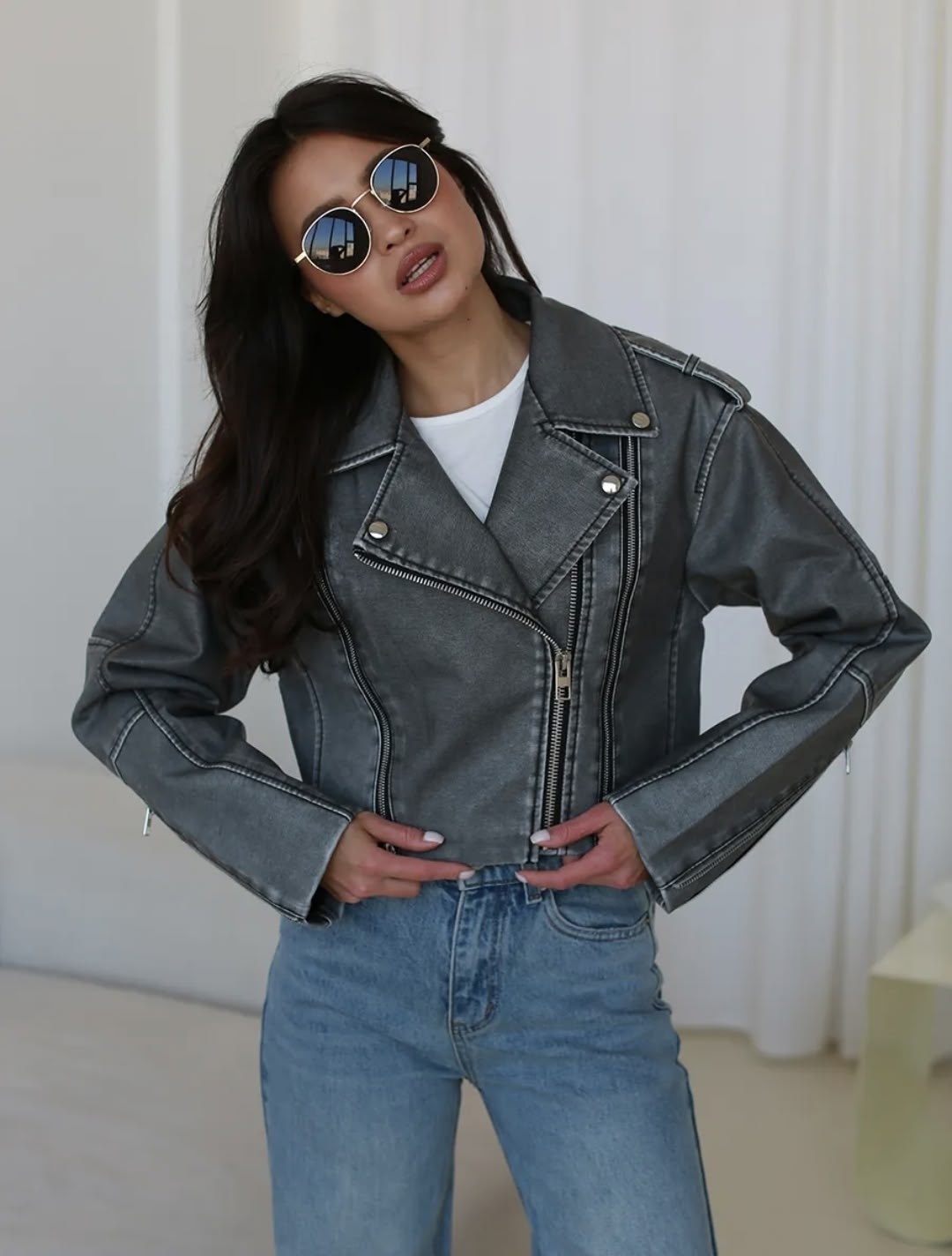 косуха винтажная оверсайз кожаная куртка серая,косуха винтажная,косуха винтажная кожаная куртка серая оверсайз mony,косуха винтажная куртка кожаная oversize серая monyken,кожаная куртка