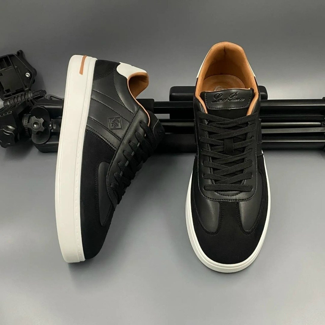 мужские кеды,кроссовки beverly hills sneakers black monogram with caramel top louis vuitton,кроссовка мужской,,мужские кожаные кеды