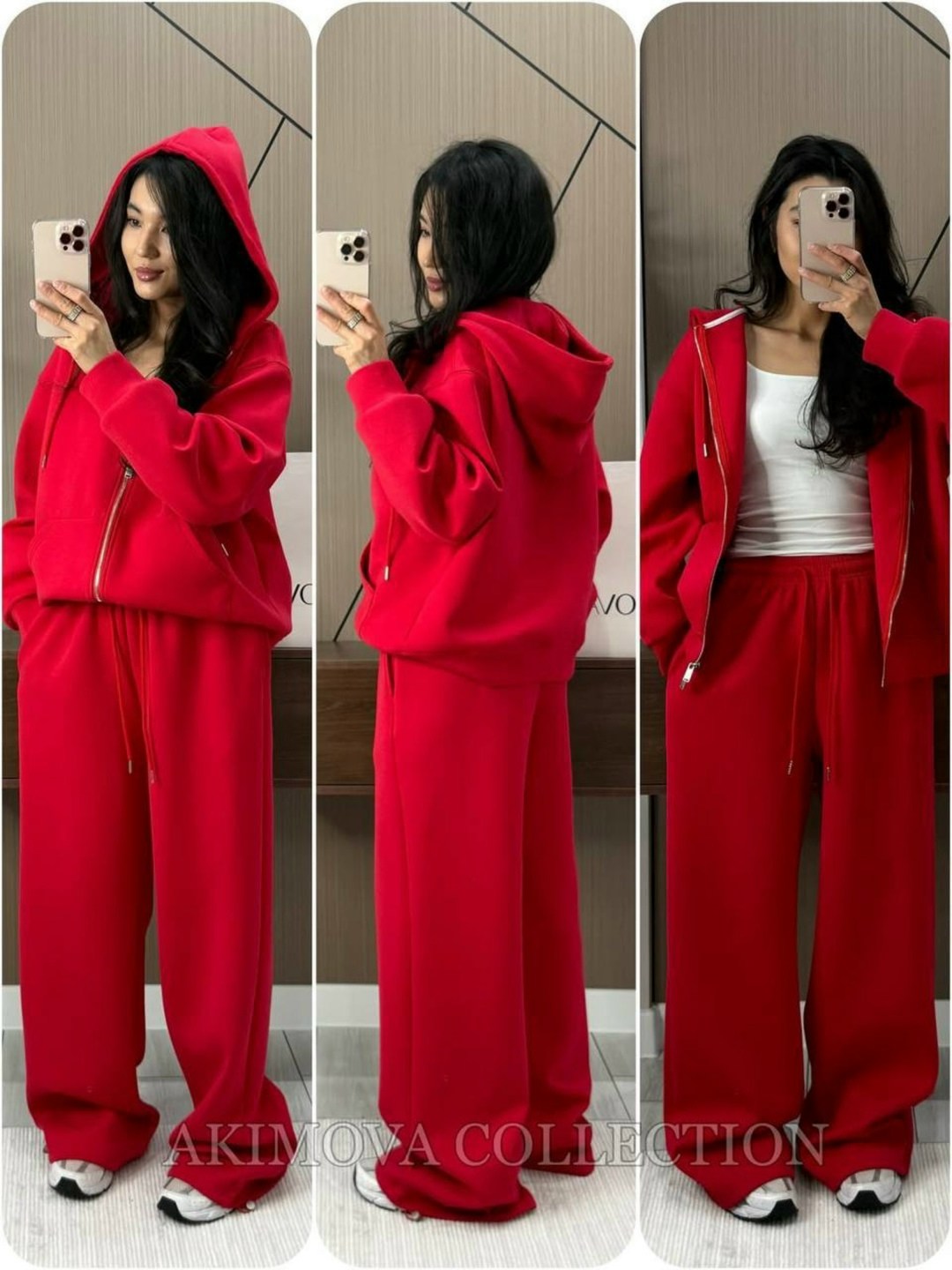 женские спортивные костюмы,костюм женский,спортивный костюм,костюм базовый костюм оверсайз зип худи и штаны палаццо,костюм черный