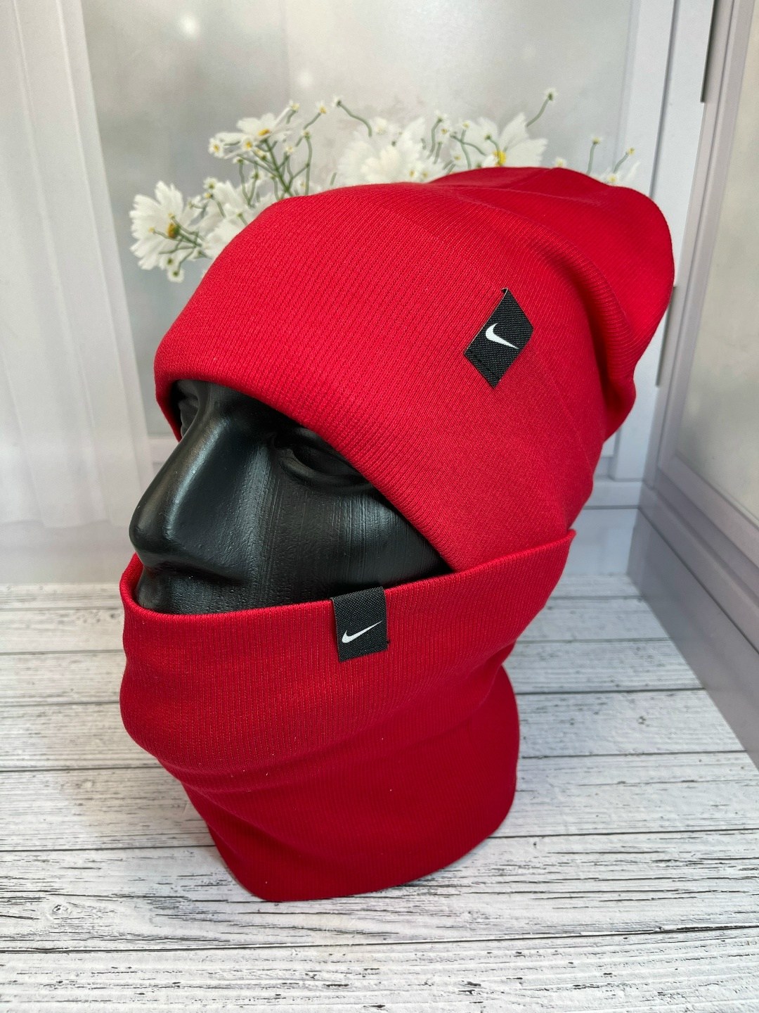 комплект мужская шапка и снуд,шапка со снудом мужская,шапка со снудом демисезонная,шапка бини nike со снудом комплект зимняя осенняя,шапка и снуд зимняя бини демисезон комплект nike