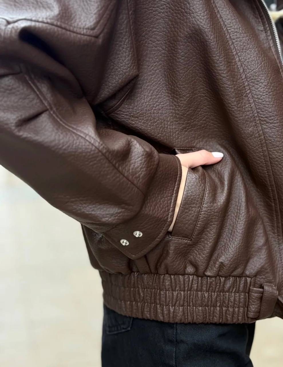 кожаная куртка,косуха куртка кожаная оверсайз chauzi,кожаная куртка косуха,куртка косуха,куртка косуха женская