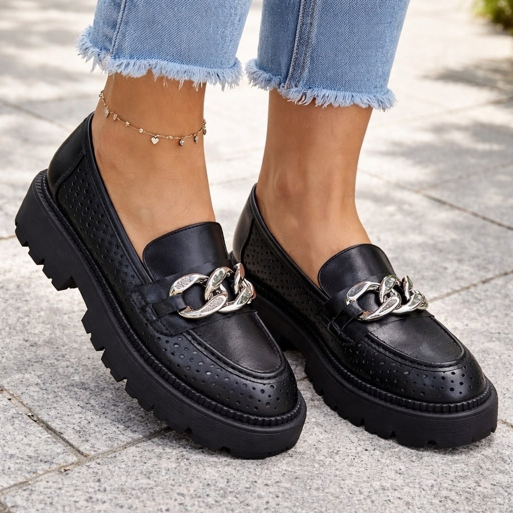 ,лоферы женские,лоферы на платформе,лоферы,лоферы с цепочкой