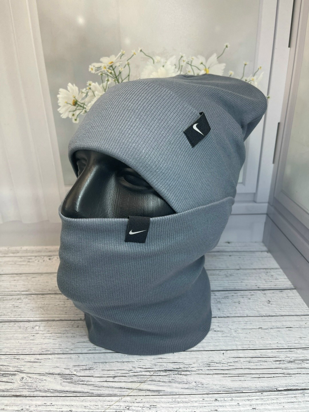 комплект мужская шапка и снуд,комплект шапка и снуд,шапка со снудом демисезонная,шапка со снудом мужская,шапка со снудом комплект