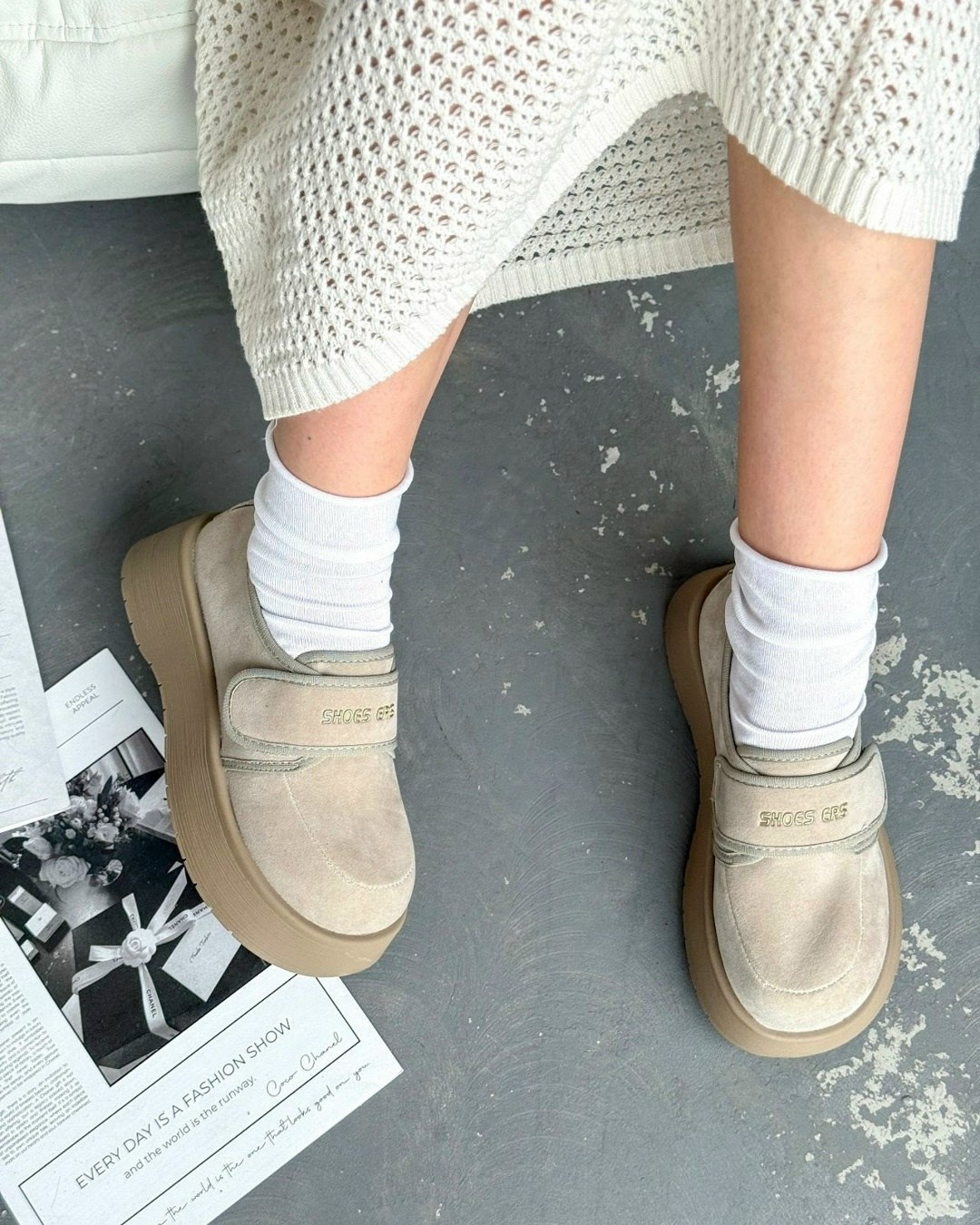 , повседневные,женская ,обуви,лоферы замш