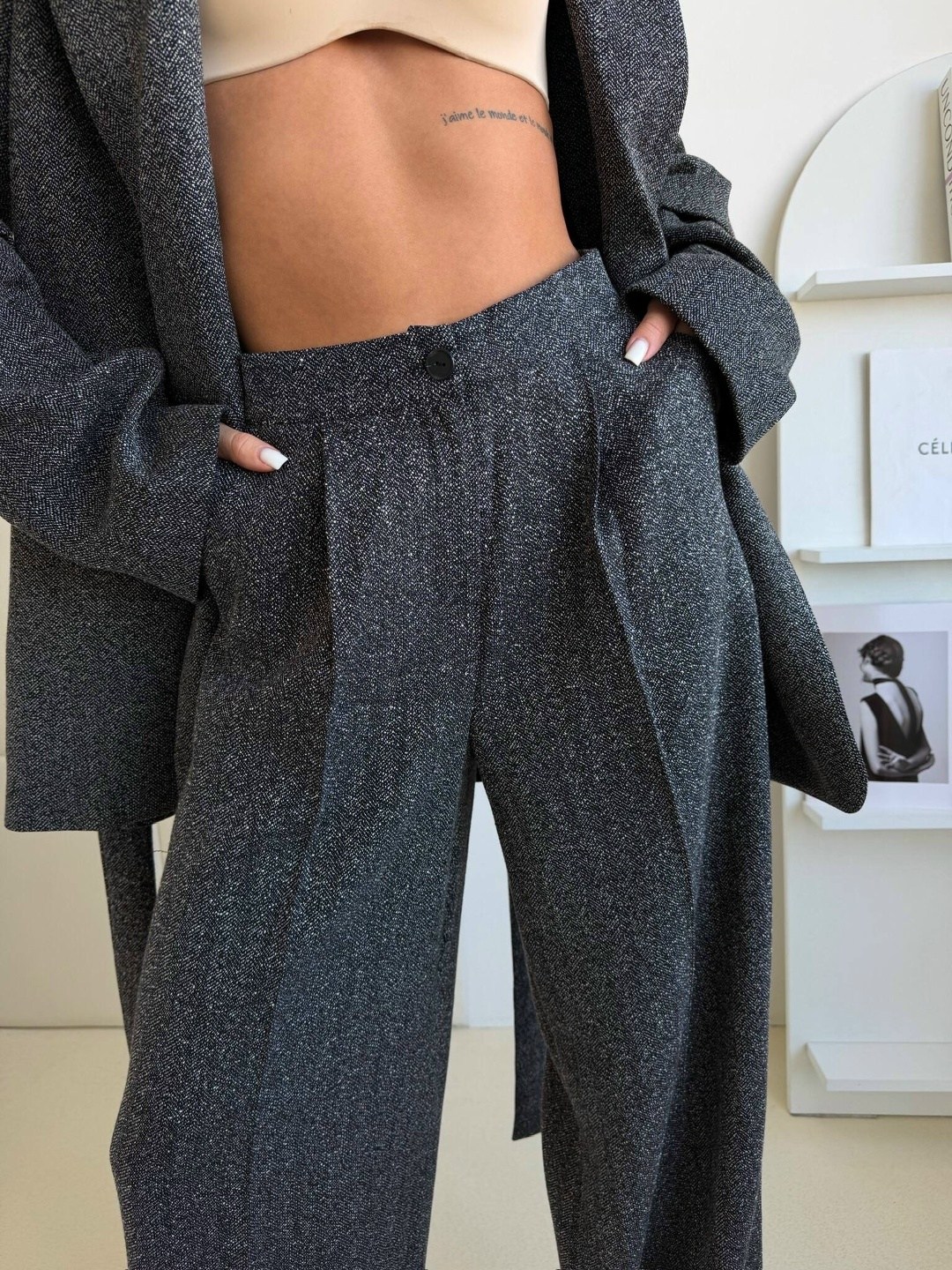 брючный женский костюм,костюм женский оверсайз деловой,брючный костюм,костюм брючный серый,костюм тройка брючный деловой