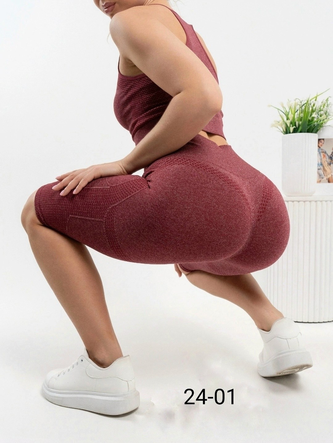 комплект для фитнеса,комплект топ и велосипедки,велосипедки синие женские,женская спортивная одежда,велосипедки синие женские в рубчик