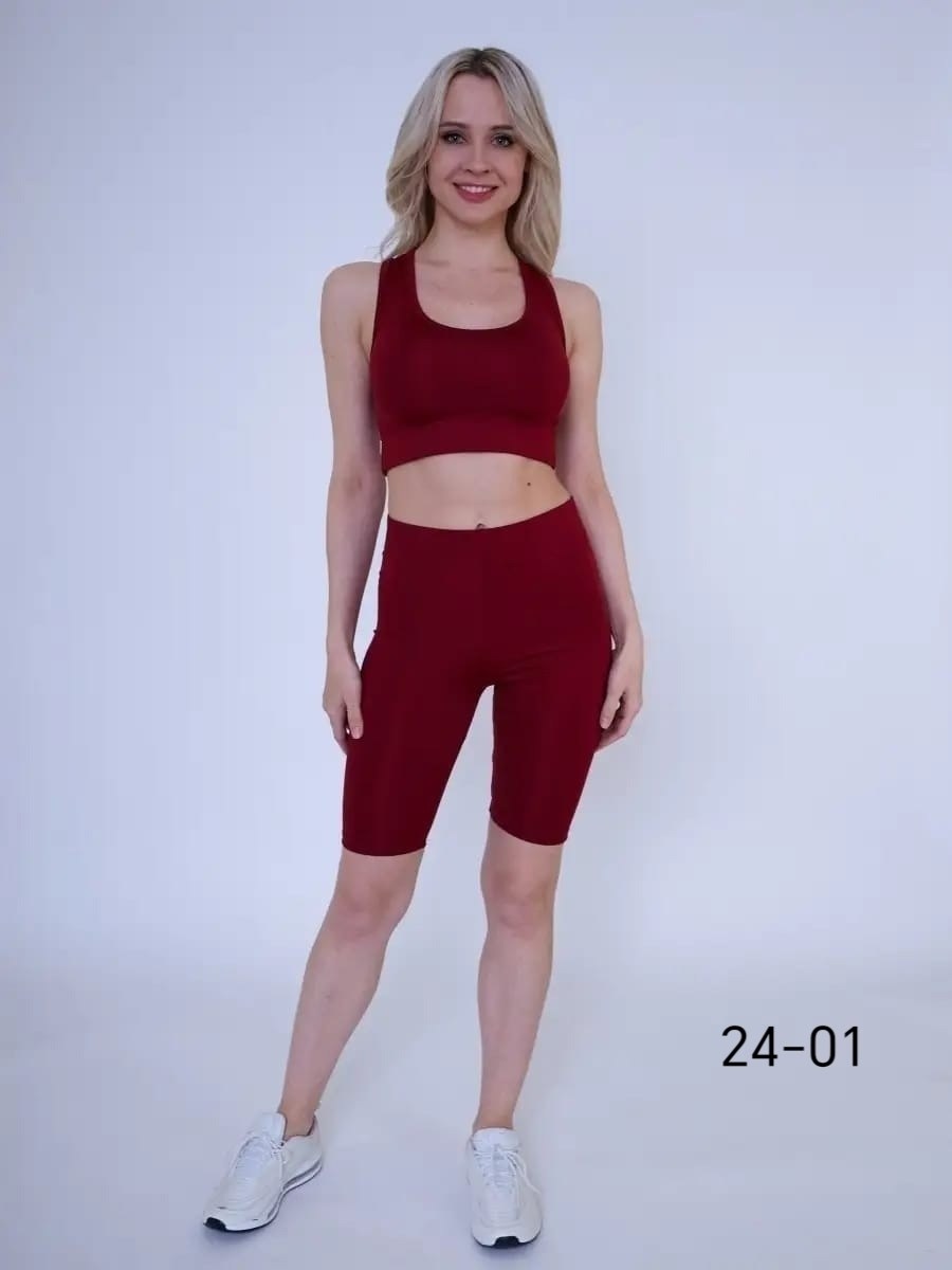 голубой костюм для фитнеса,женские велосипедки,костюм спортивный,спортивный костюм для фитнеса топ и велосипедки,костюм для фитнеса