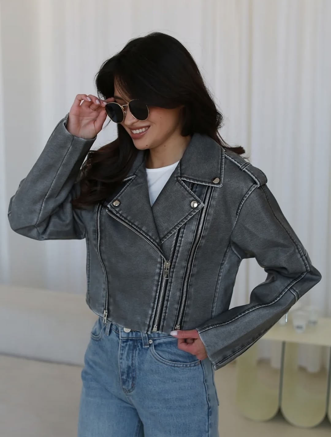 косуха винтажная оверсайз кожаная куртка серая,косуха винтажная,косуха винтажная кожаная куртка серая оверсайз mony,косуха винтажная куртка кожаная oversize серая monyken,кожаная куртка