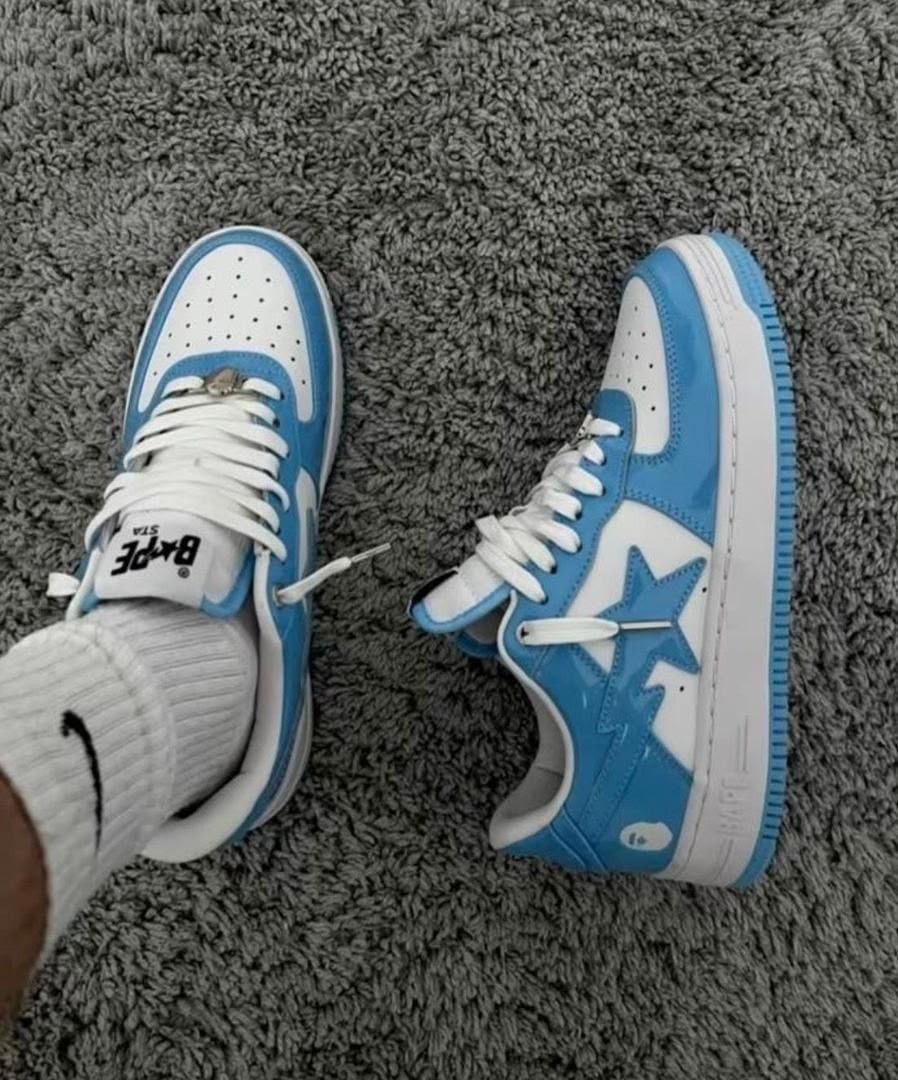 кроссовки bape sta low,кроссовки bape sta,кроссовки bape,bape sta голубые,bape sta