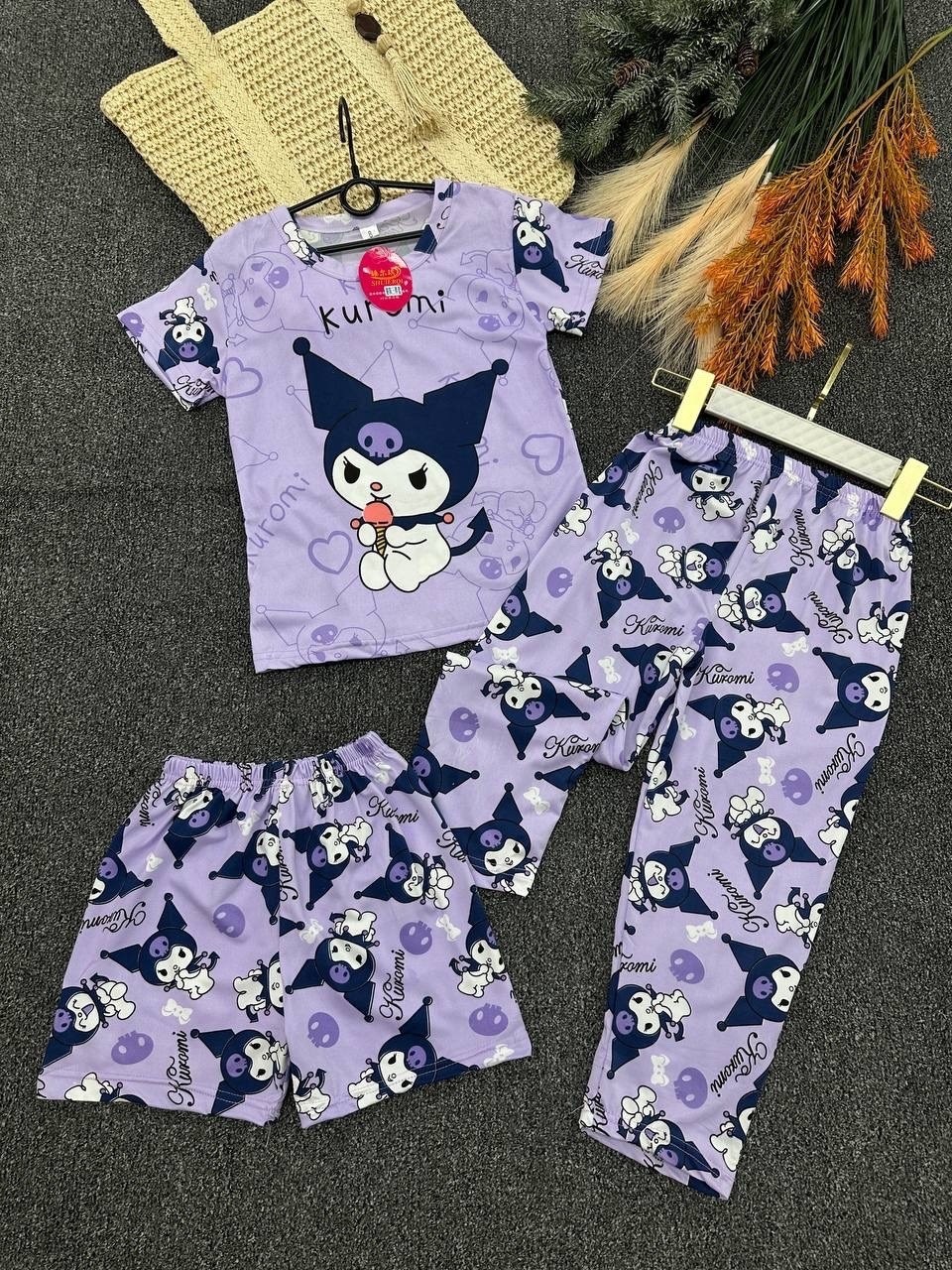 пижама для девочки,пижама с санрио,пижама комплект,пижама детская,детская пижама sanrio