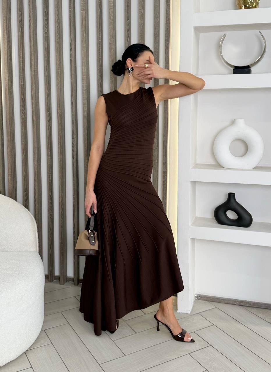 платье,женское платье,платье коричневое,платье миди