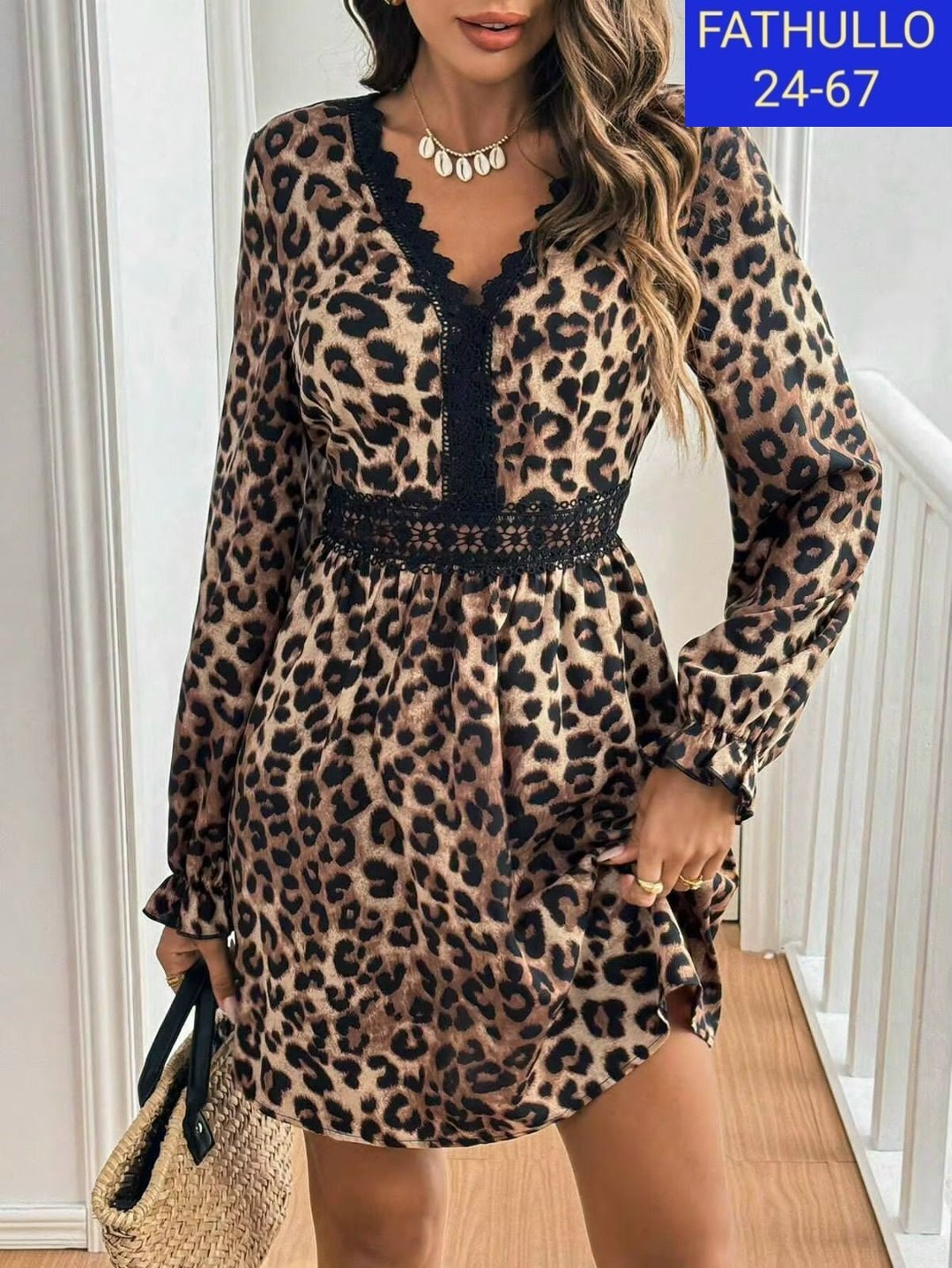 женское платье из полиэстера с леопардовым принтом,платье женское леопардовый принт,леопардовое платье,женское леопардовое платье,женское платье миди с леопардовым принтом