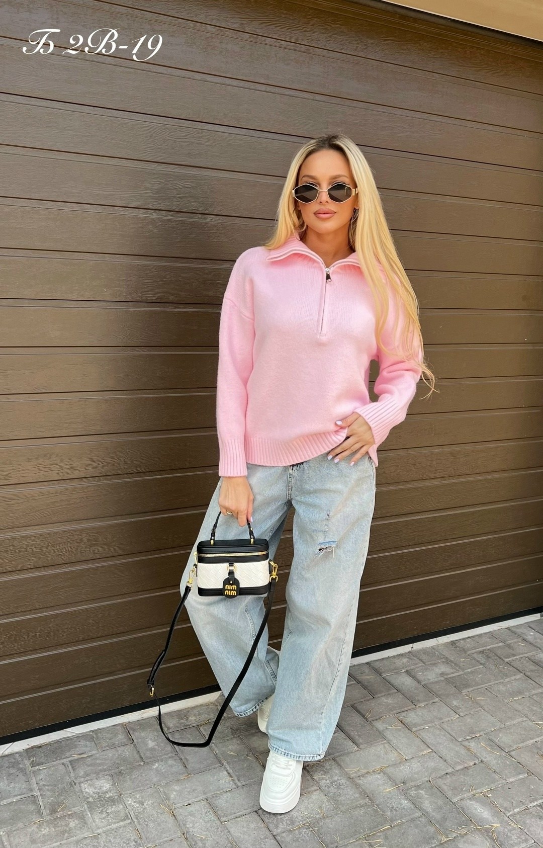 женский свитер,розовый свитер,джемпер розовый,свитер с замком,женская кофта
