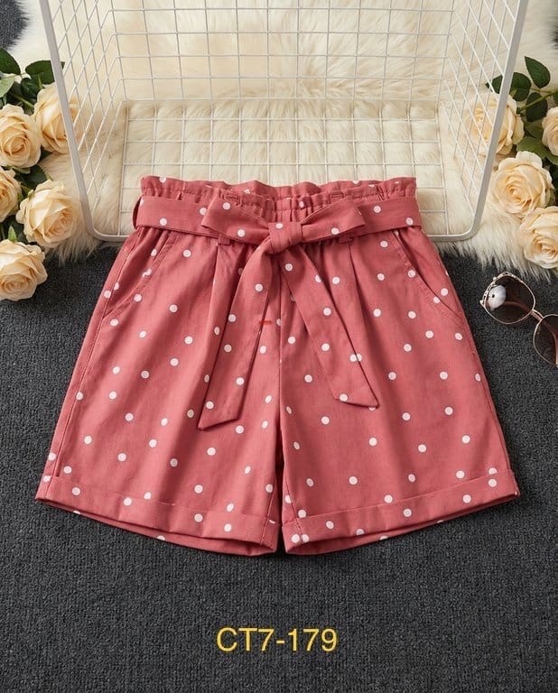 женские шорты,женские шорты летние,шорты в горошек,шорты трикотажные для девочек,повседневные шорты