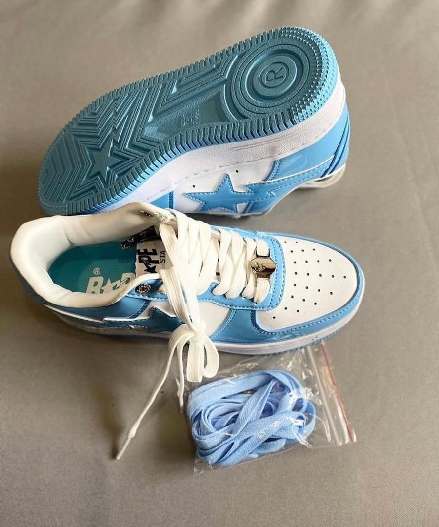 кроссовки bape sta low,кроссовки bape sta,кроссовки bape,bape sta голубые,bape sta