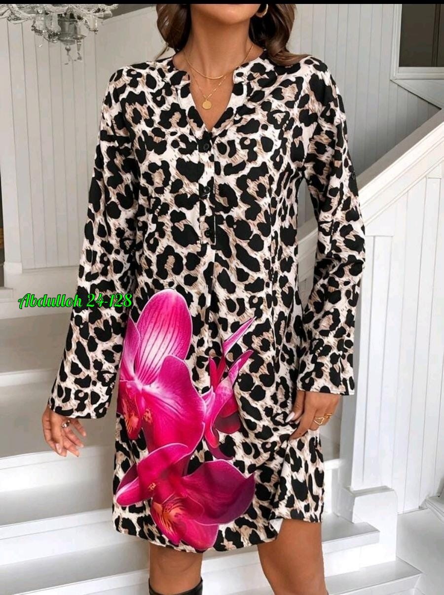 платье с леопардовым принтом,туника леопард,платье леопардовое,платье женское леопардовое,платье женской