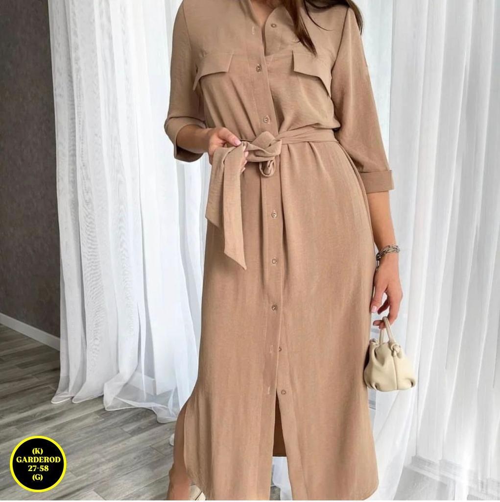 платье рубашечного кроя,платье с поясом,платье женской,платье рубашка миди,платья