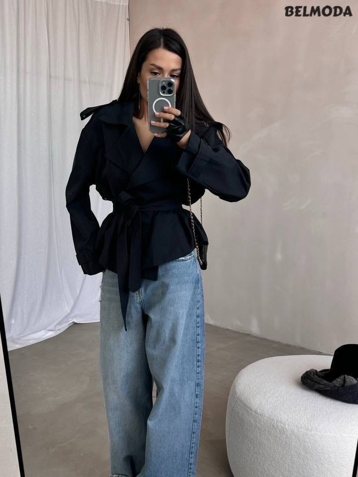 тренч с поясом,женский тренч,куртка повседневная,короткий тренч,плащ женский