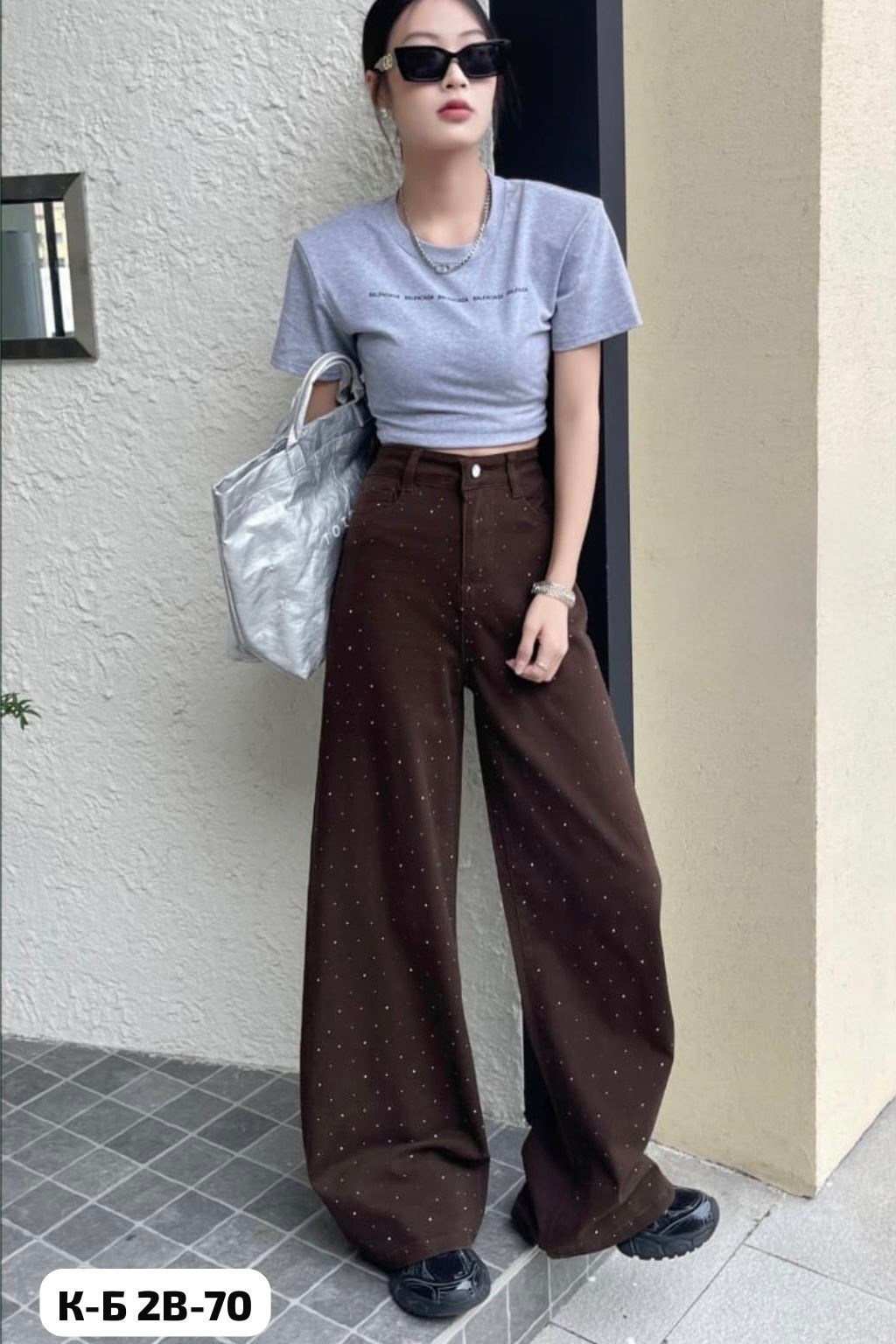 коричневые джинсы широкие,коричневые джинсы женские широкие,модные брюки,широкие джинсы,повседневные брюки